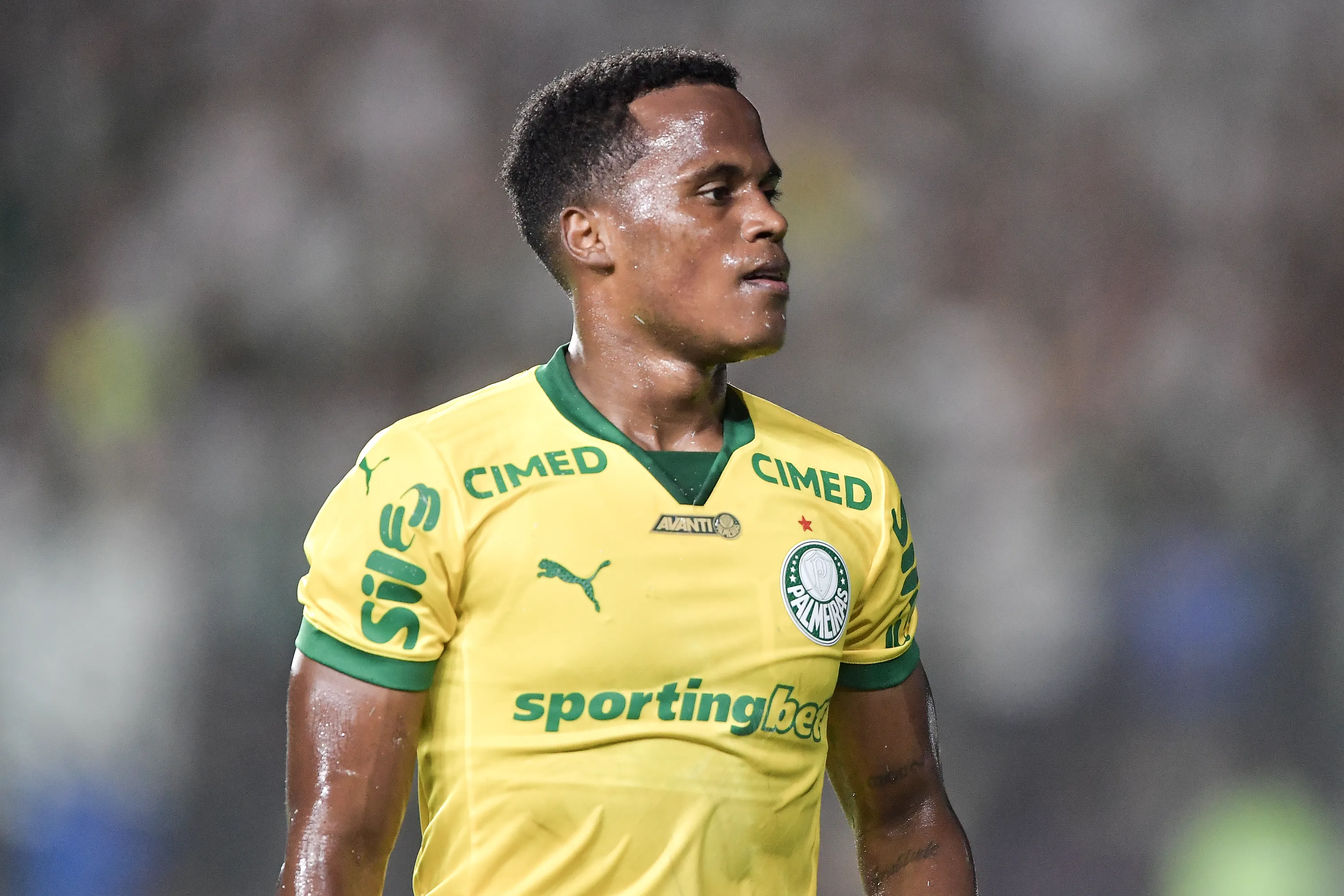 Arias jogador do Palmeiras durante partida contra o Vasco no estadio Sao Januario pelo campeonato [COMPETICAO]. Foto: Thiago Ribeiro/AGIF