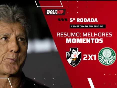 De virada, Vasco vence o Palmeiras em estreia de Renato Gaúcho