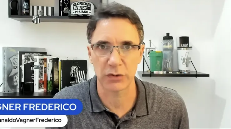 Vagner Frederico traz novidades no Santos - Foto: Reprodução/Canal/YouTube
