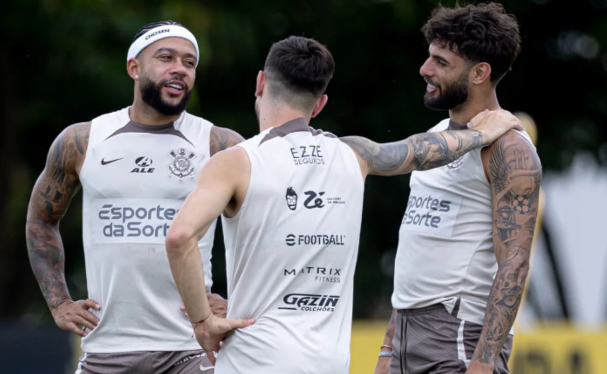 Yuri Alberto treina sem restrições e deve reforçar o Corinthians no clássico contra o Santos