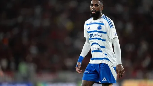 Gerson (Cruzeiro) durante jogo contra o Flamengo, no dia 11.03.2026. Foto: Associated Press / Alamy