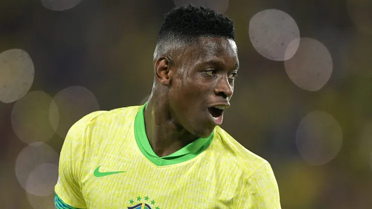 Luiz Henrique jogador do Brasil durante partida contra o Chile no estadio Maracana pelo campeonato Eliminatorias Copa Do Mundo 2026.