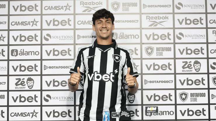 Ferraresi em apresentação no Botafogo. Foto: Vítor Silva/Botafogo