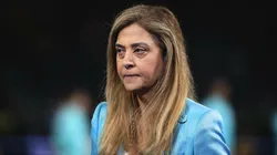 Leila Pereira presidente do Palmeiras durante partida contra o Novorizontino. Foto: Ettore Chiereguini/AGIF