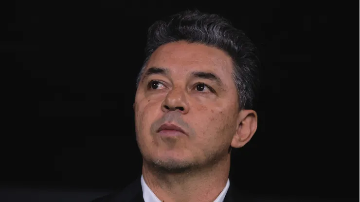 marcelo gallardo tecnico do River Plate durante partida contra o Palmeiras no estadio Arena Allianz Parque pelo campeonato Copa Libertadores 2025. Foto: Ettore Chiereguini/AGIF