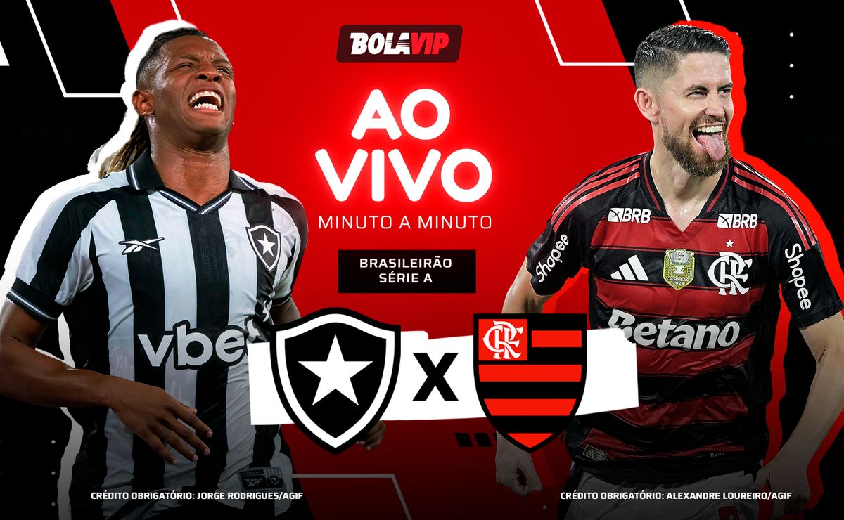 Botafogo x Flamengo AO VIVO – 0 x 1 – Samuel Lino abre o placar pelo Brasileirão