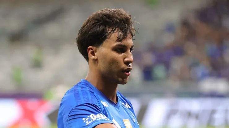 Kaio Jorge jogador do Cruzeiro comemora seu gol durante partida contra o Atletico no estadio Mineirao pelo campeonato Mineiro 2026. Foto: Gilson Lobo/AGIF