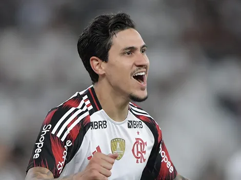 Torcida do Flamengo se empolga com gol de Pedro