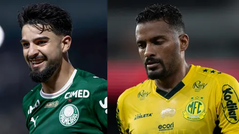 Flaco López e Reinaldo vão se enfrentar neste domingo (15) - Fotos: Marcello Zambrana/AGIF e Jorge Rodrigues/AGIF