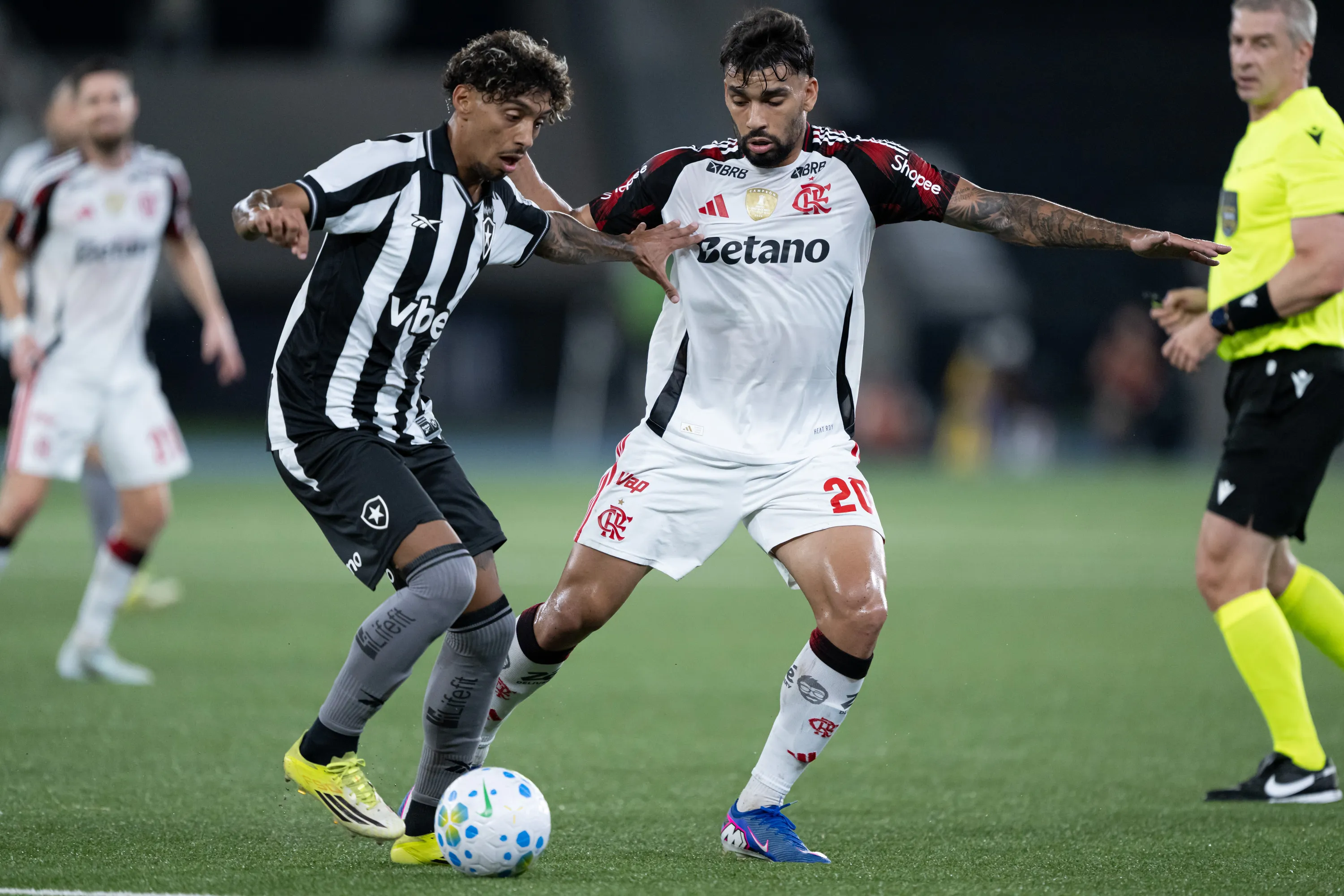 Botafogo perdeu para o Flamengo pelo Brasileirão. Foto: Jorge Rodrigues/AGIF