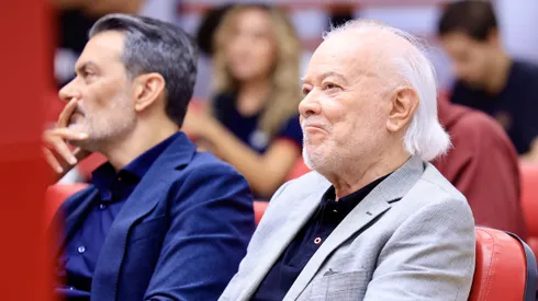 SP - SAO PAULO - 27/01/2026 - APRESENTACAO RAFINHA GERENTE ESPORTIVO DO SAO PAULO FC - Harry Massis Junior durante apresentacao oficial de Rafinha como gerente esportivo do Sao Paulo em coletiva de imprensa realizada no CT Barra Funda. Foto: Marcello Zambrana/AGIF