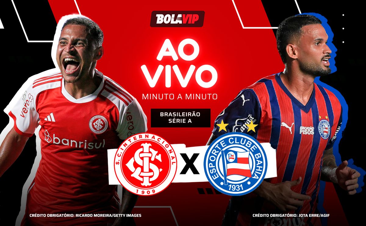 Internacional x Bahia AO VIVO – Pré jogo em andamento pelo Brasileirão