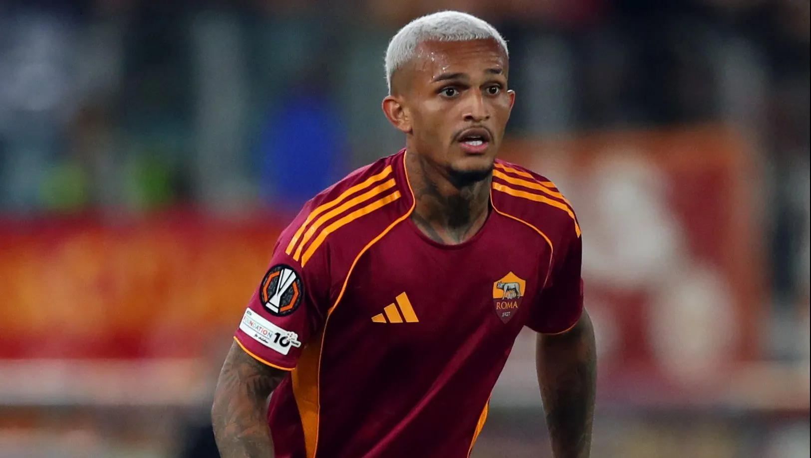 Wesley atuando pela Roma. (Photo by Paolo Bruno/Getty Images)