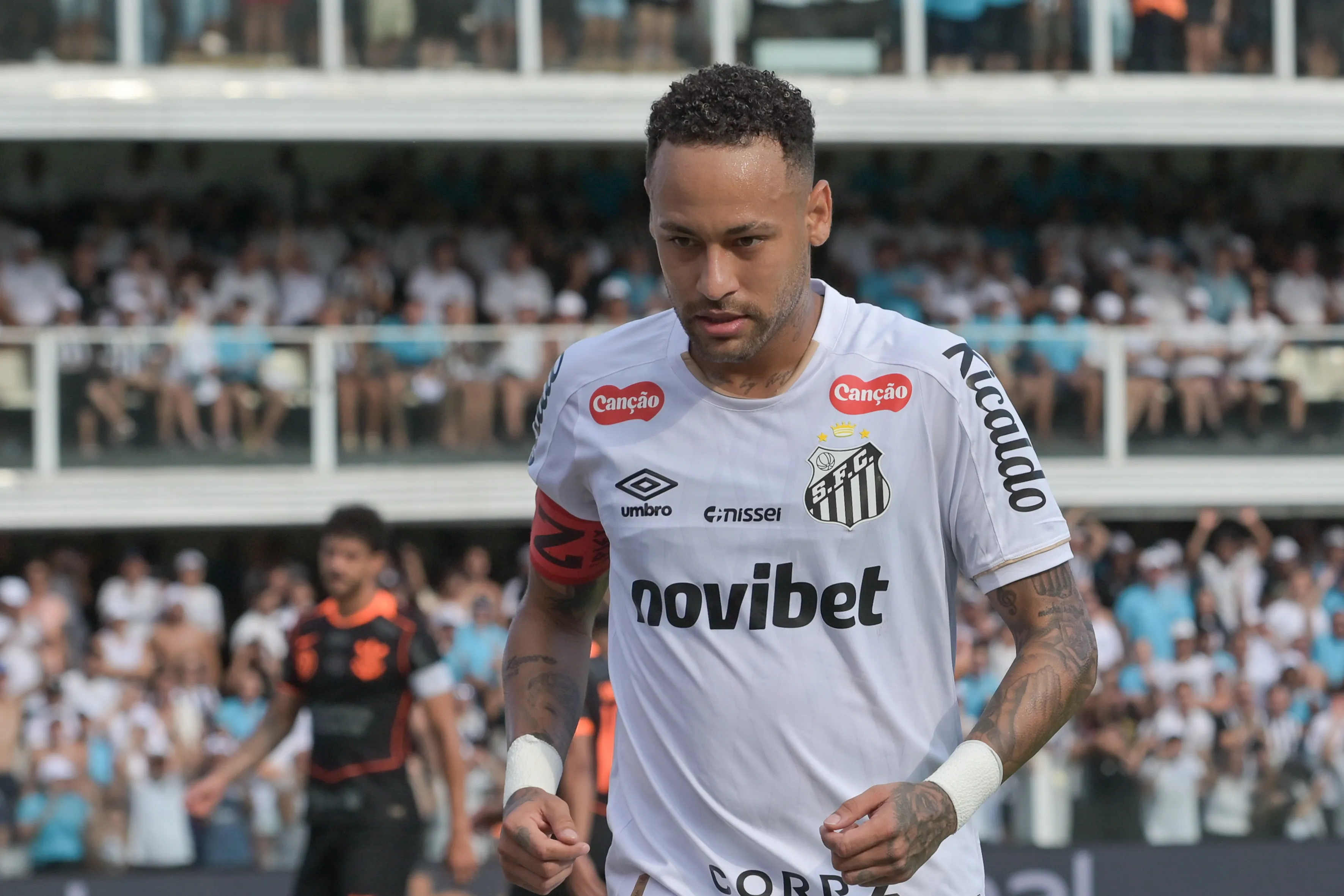 Santos x Corinthians. Foto: Jota Erre/AGIF