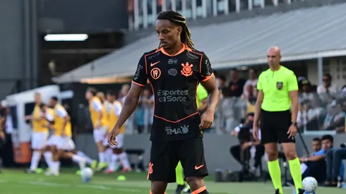 Carrillo durante o clássico paulista