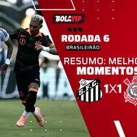Santos e Corinthians empatam na Vila Belmiro pelo Brasileirão