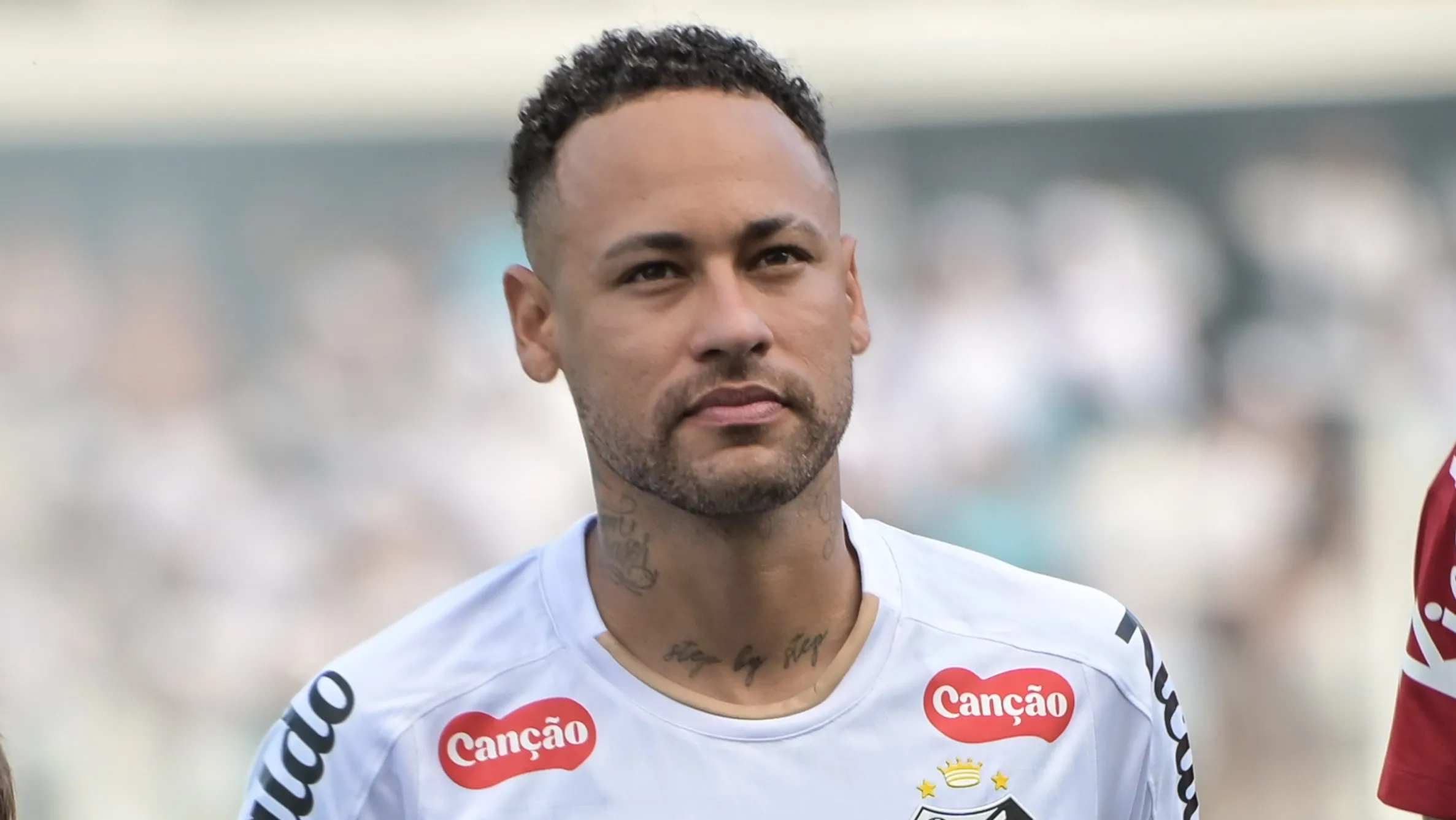 Neymar Jr jogador do Santos durante partida contra o Corinthians. Foto: Jota Erre/AGIF