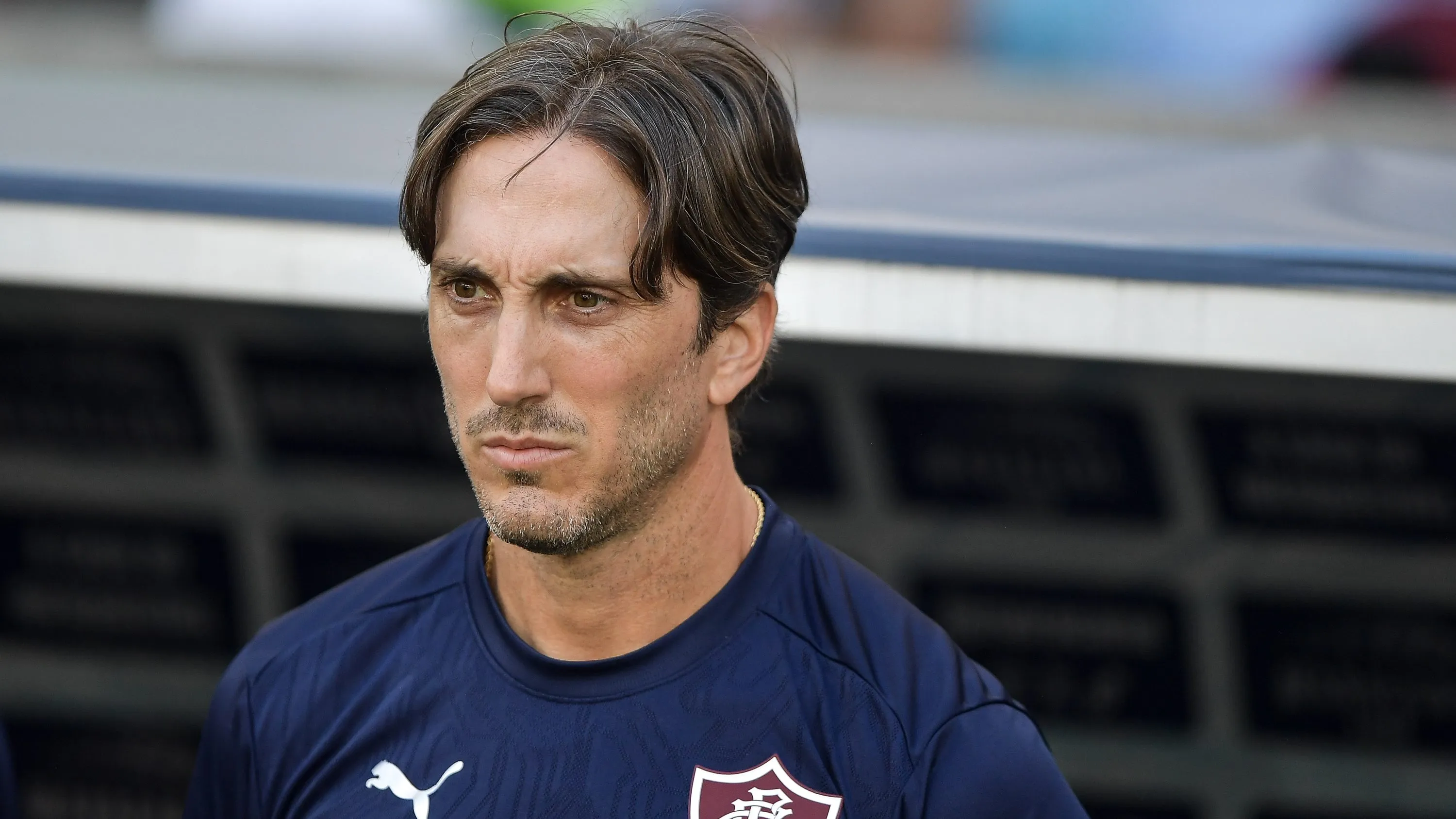 Luis Zubeldía técnico do Fluminense durante partida contra o Athletico-PR. Foto: Thiago Ribeiro/AGIF