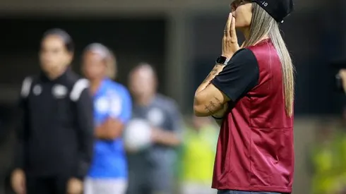 Emily Lima durante o Dérbi. Foto: Rodrigo Gazzanel/Ag. Corinthians