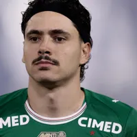 Maurício recebe festa no vestiário do Palmeiras após convocação inédita