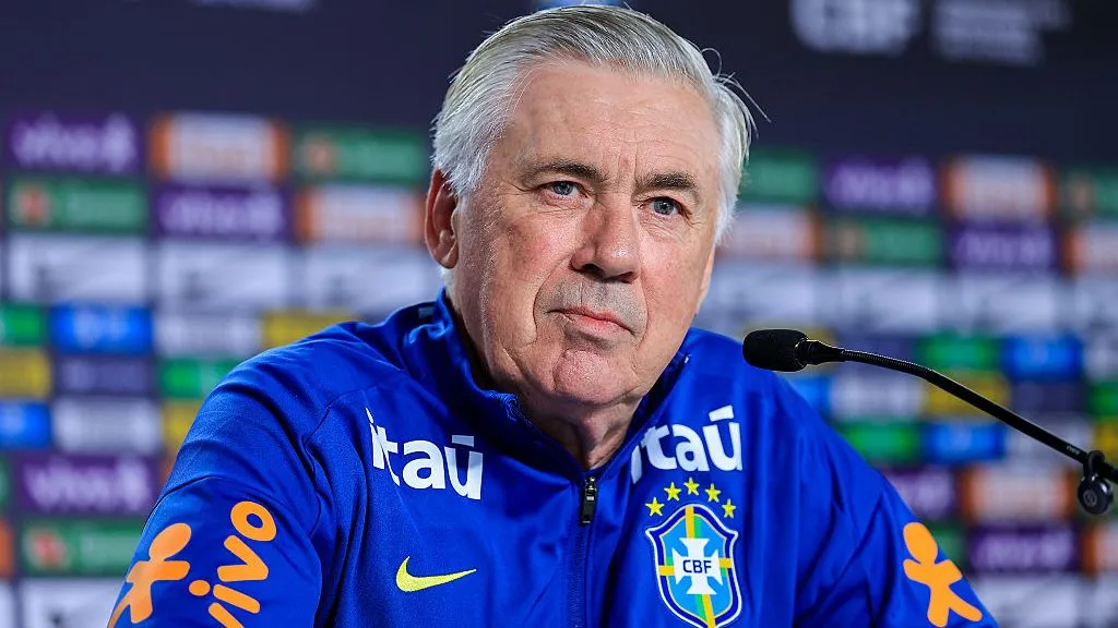 Ancelotti abriu o jogo sobre seu trabalho na Seleção – (Photo by Buda Mendes/Getty Images)