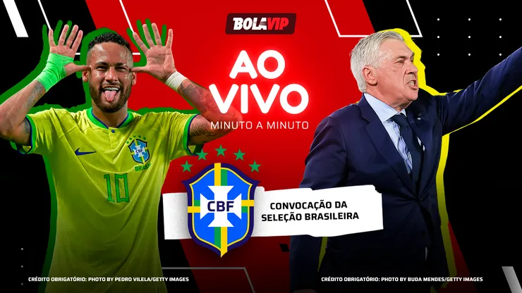 A convocação da Seleção Brasileira é transmitida ao vivo pelo Bolavip Brasil. Foto: Pedro Vilela e Buda Mendes - Getty Images