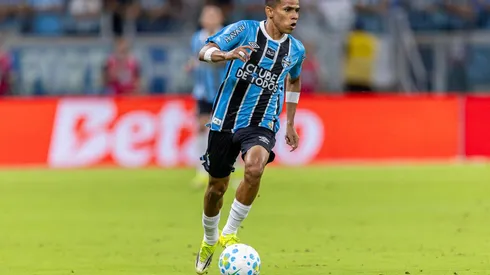 José Enamorado (Grêmio) durante jogo contra o Bragantino, no dia 12.03.2026. Foto: APS / Alamy
