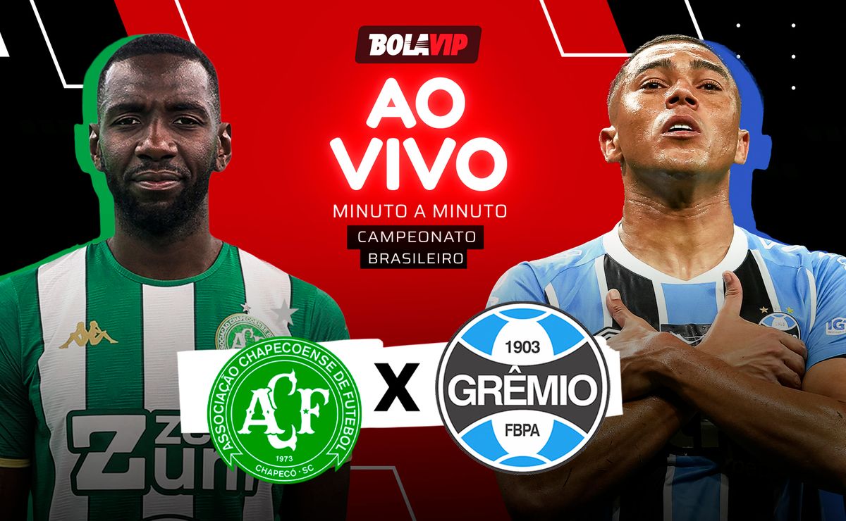 Chapecoense x Grêmio AO VIVO – Onde assistir jogo em tempo real pelo Brasileirão 2026
