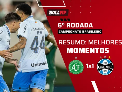 Grêmio empata com a Chapecoense na Arena Condá pelo Brasileirão