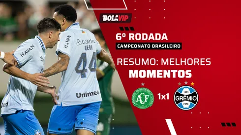 Chapecoense e Grêmio empatam na Arena Condá. Foto: Liamara Polli/AGIF