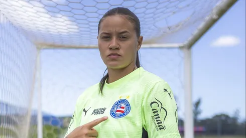 Goleira Kerolyn é a nova contratação do Tricolor - Foto: Rafael Rodrigues/Bahia