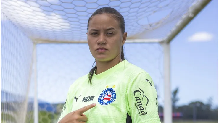 Goleira Kerolyn é a nova contratação do Tricolor - Foto: Rafael Rodrigues/Bahia