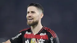 - Jorginho jogador do Flamengo comemora seu gol durante partida contra o Bragantino