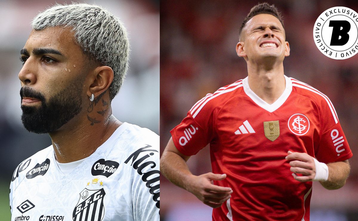 Gabigol ultrapassa Borré em gols e comparação ganha força antes de Santos x Internacional