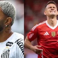 Gabigol ultrapassa Borré em gols antes de Santos x Internacional