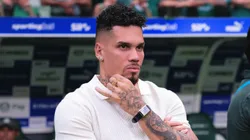 Paulinho jogador do Palmeiras antes de partida contra o Mirassol no estadio Arena Allianz Parque pelo campeonato Brasileiro A 2026.