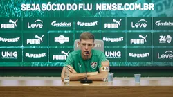 Castillo foi apresentado no Fluminense. Foto: Marcelo Gonçalves / Fluminense FC