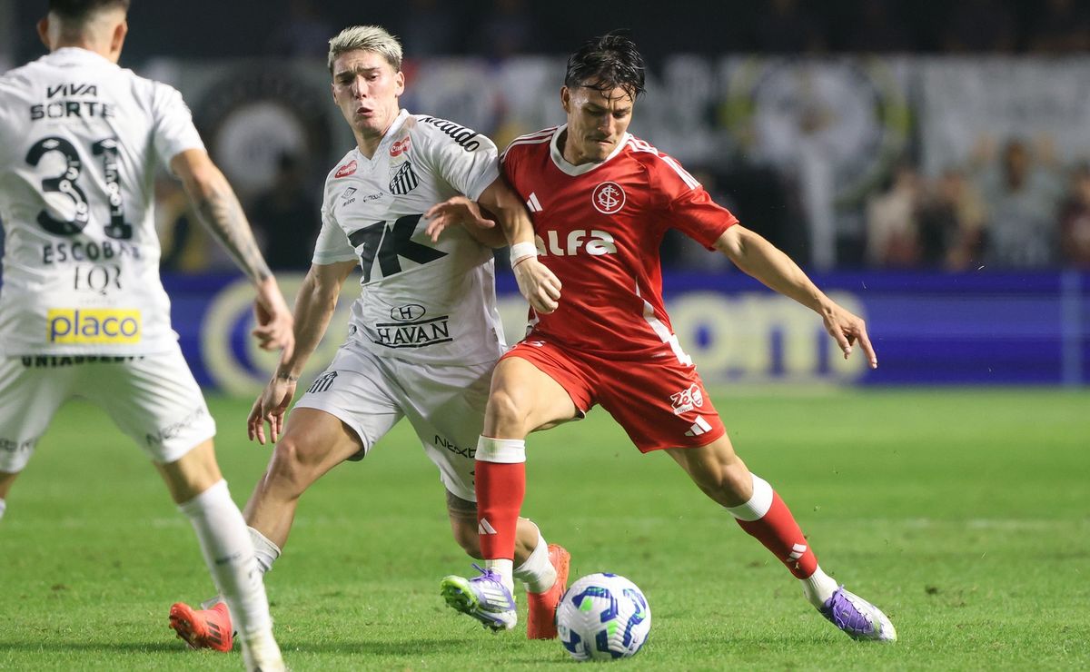 Santos x Internacional: inteligência artificial projeta empate na Vila Belmiro pelo Brasileirão
