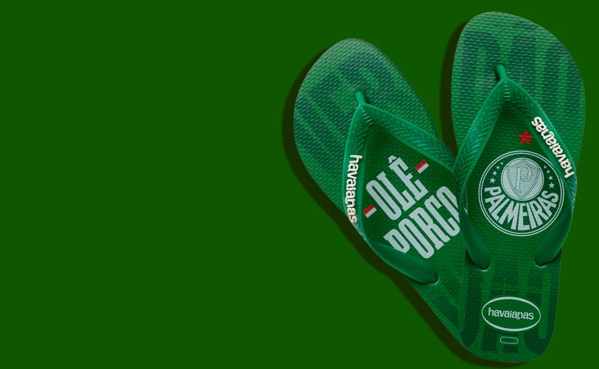 Palmeiras negocia patrocínio milionário com Havaianas e pode ‘turbinar’ camisa em 2026