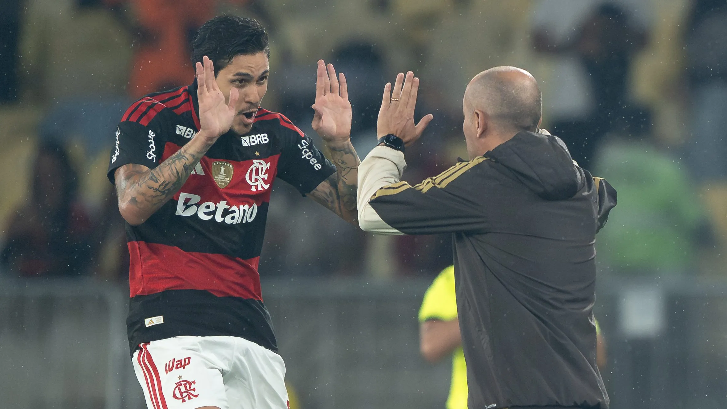 Pedro e Leonardo Jardim - Foto: Jorge Rodrigues/AGIF.