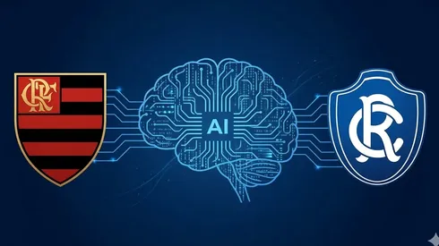 Previsão da IA para Flamengo x Remo. Foto: Gerada por IA/Gemini