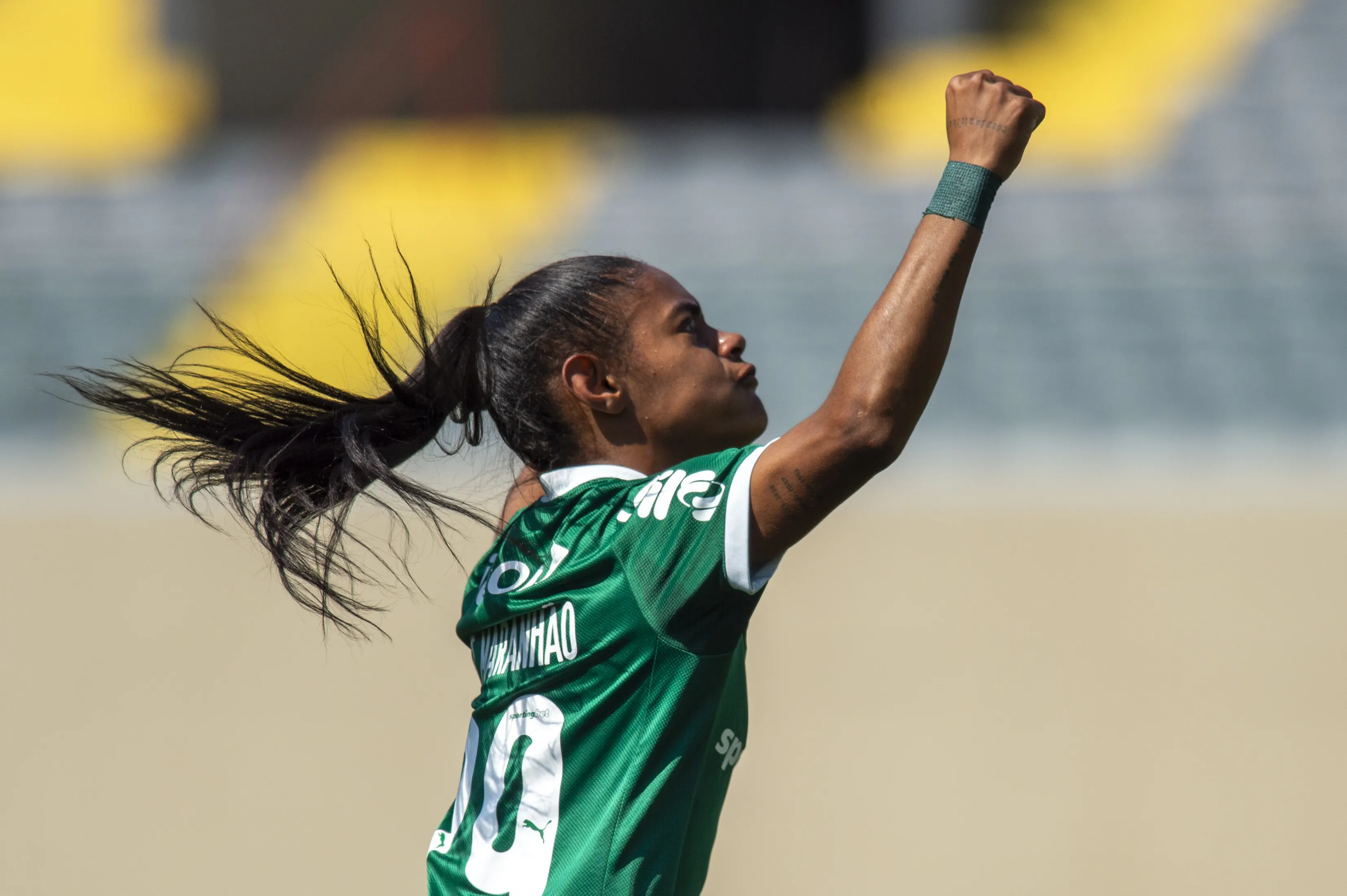 Tainá Maranhão pelo Palmeiras. Foto: Anderson Romão/AGIF