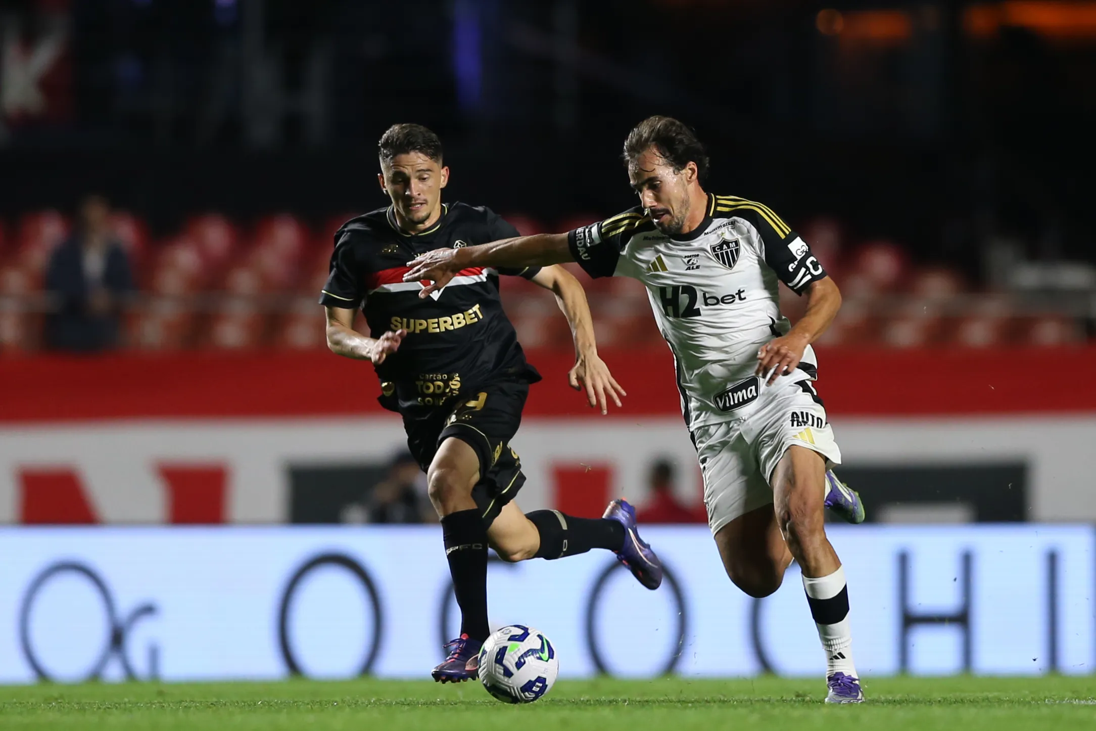 São Paulo venceu o último jogo contra o Atlético-MG, no Morumbis. Foto: Marlon Costa/AGIF