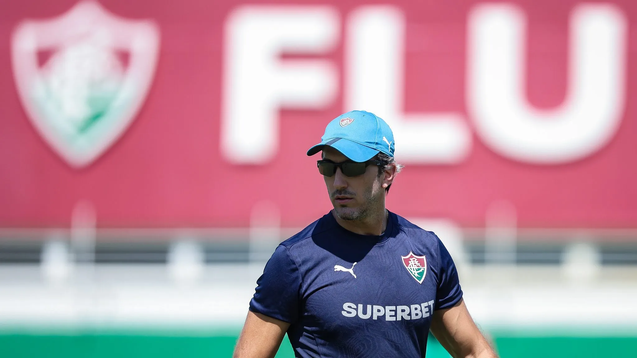 Zubeldía comanda treino no Flu – Foto: Marcelo Gonçalves / Fluminense FC