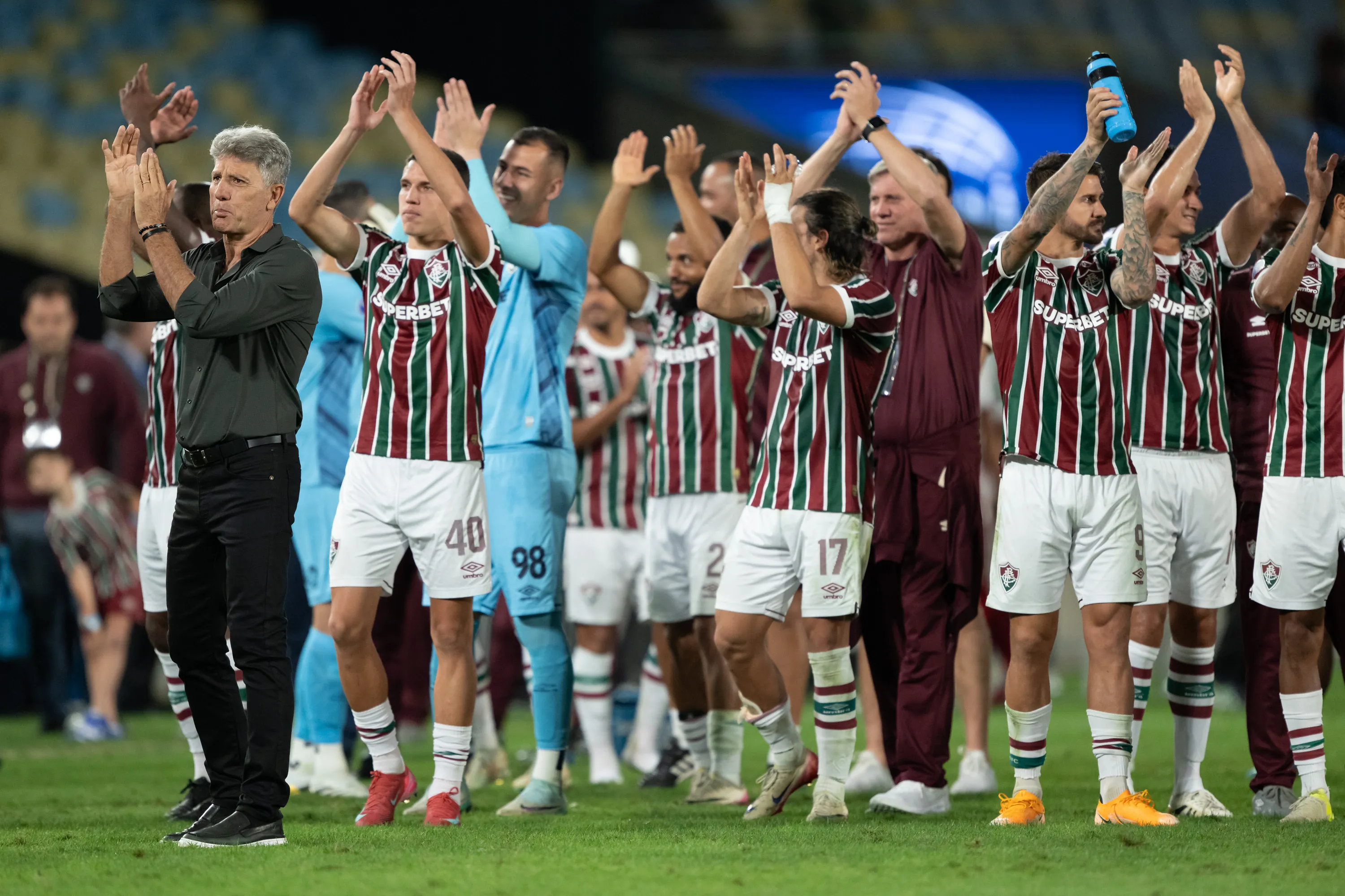 Renato Gaúcho durante partida no comando do Fluminense. Foto: Jorge Rodrigues/AGIF