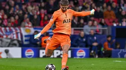 GUGLIELMO VICARIO, do Tottenham Hotspur FC, chuta a bola durante a partida de volta das oitavas de final da Champions League entre ATLETICO DE MADRID e TOTTENHAM HOTSPUR, realizada em 10 de março de 2026. Credit Image: © Oscar Manuel Sanchez/ZUMA Press Wire