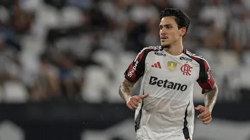 Pedro em campo pelo Flamengo. Foto: Thiago Ribeiro/AGIF