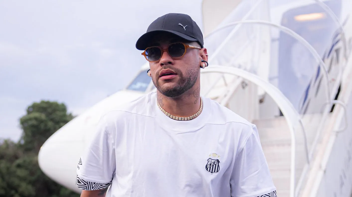 Neymar camisa 10 do Santos