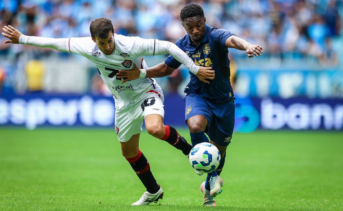 Grêmio x Vitória: inteligência artificial projeta vitória apertada na Arena pelo Brasileirão
