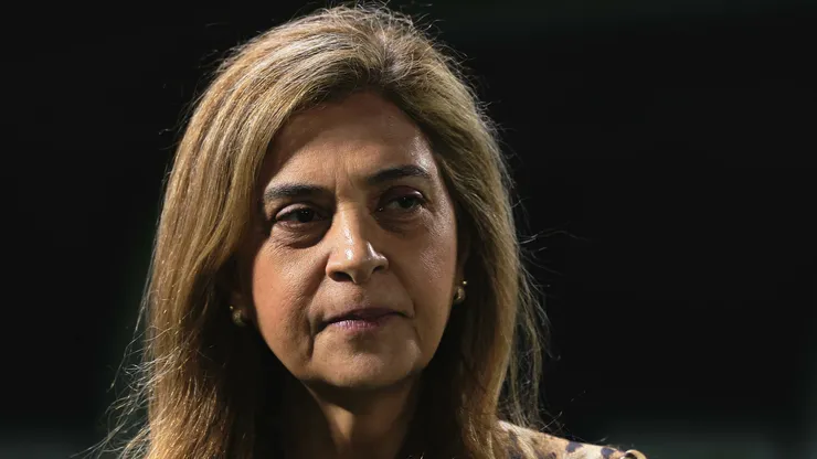 leila pereira presidente do Palmeiras durante partida contra o Sao Paulo no estadio Arena Barueri pelo campeonato Paulista 2026. Foto: Ettore Chiereguini/AGIF